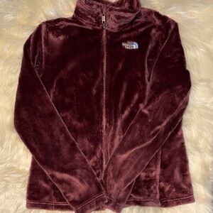 The North Face Kids' Cozy Maroon Teddy Jacket